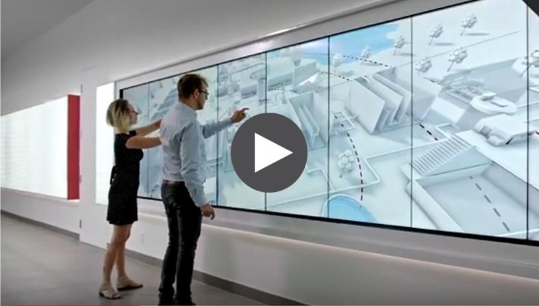 interactive video wall