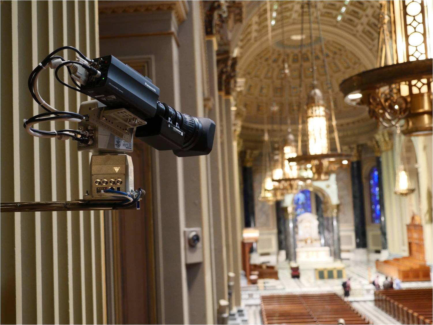 Cathedral Basilica Updated with Latest Technology for Pope’s Visit